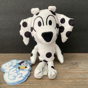 SOLD Bluey Friends CHLOE Dalmatian Plush Spotted Dog Moose Toys